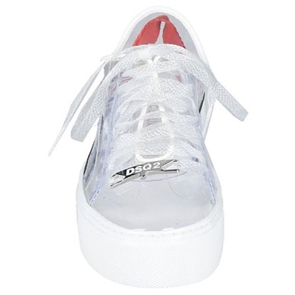 Dsquared2 transparent flatform sneaker - Picture 3 of 5
